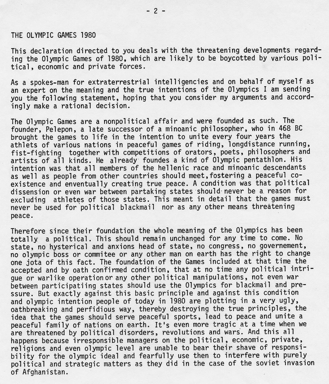Original Letter – Page 2 of 6
