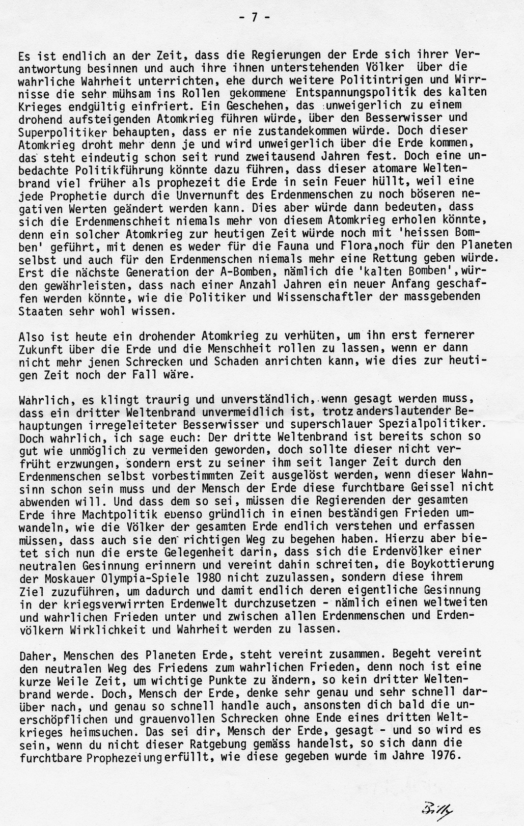 Originalbrief – Seite 7 von 7