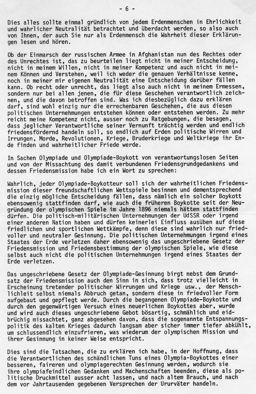 Originalbrief – Seite 6 von 7